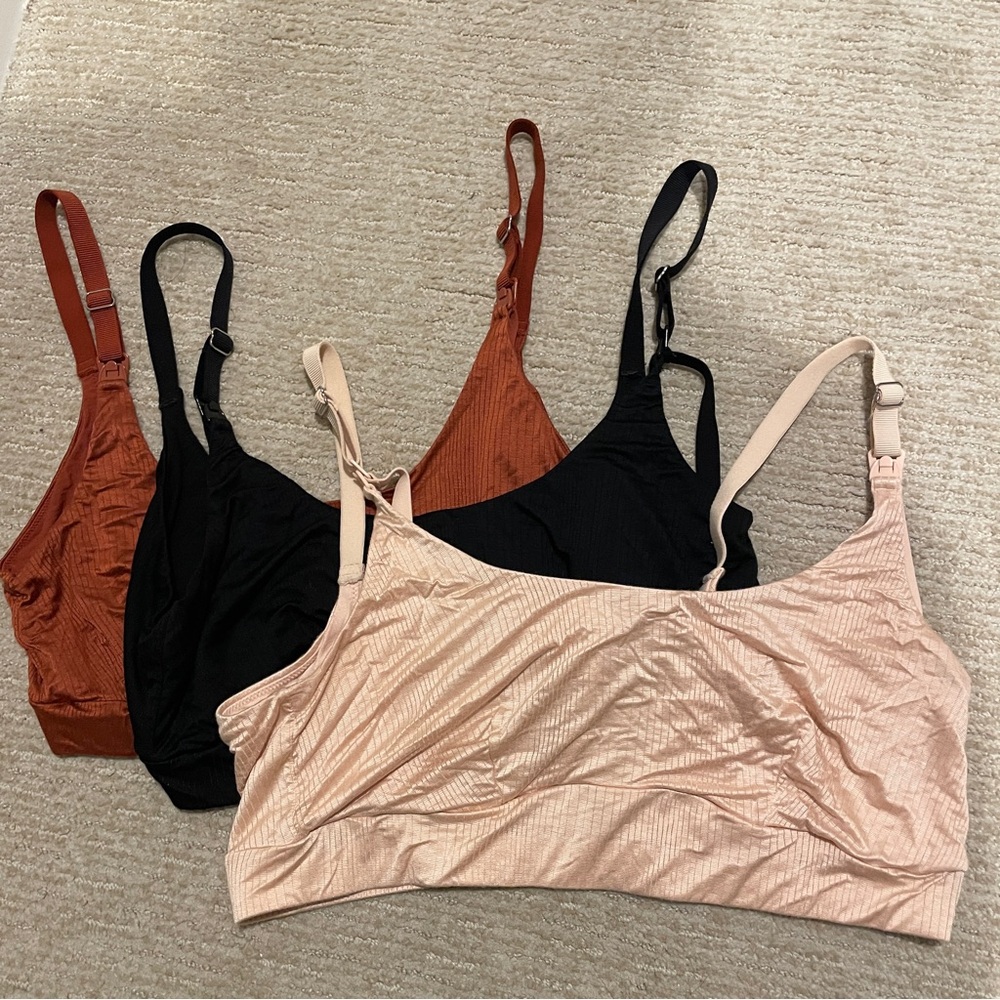 Like New Bodily Everything Nursing Bra Set of 3